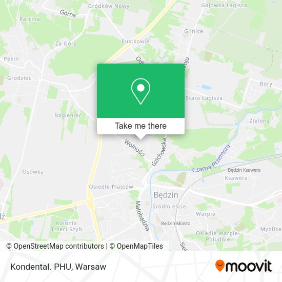 Kondental. PHU map