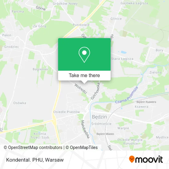 Карта Kondental. PHU