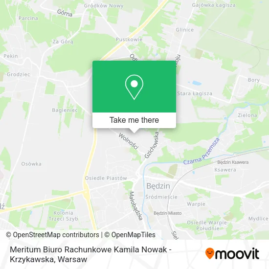 Карта Meritum Biuro Rachunkowe Kamila Nowak - Krzykawska