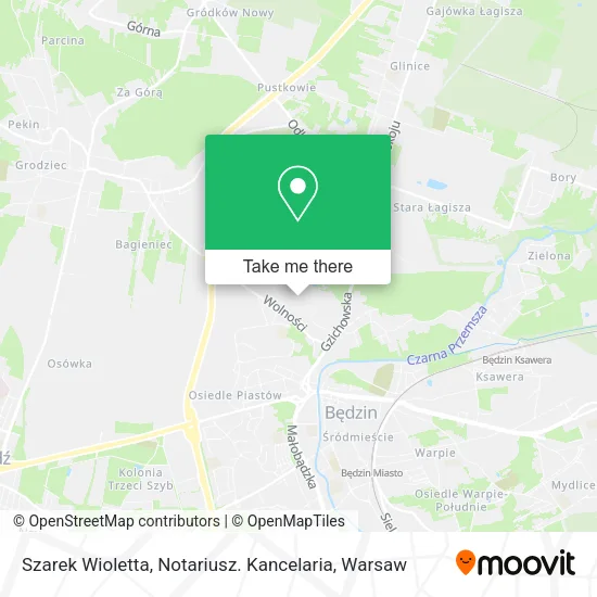 Карта Szarek Wioletta, Notariusz. Kancelaria