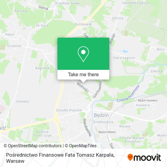 Pośrednictwo Finansowe Fata Tomasz Karpała map