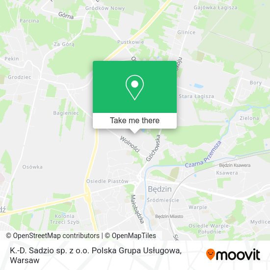 K.-D. Sadzio sp. z o.o. Polska Grupa Usługowa map