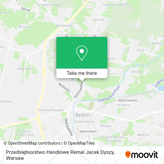 Przedsiębiorstwo Handlowe Remal Jacek Dyszy map