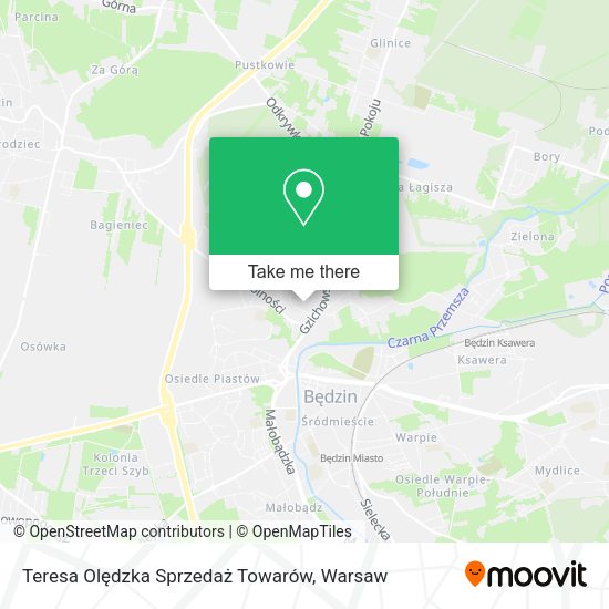 Teresa Olędzka Sprzedaż Towarów map