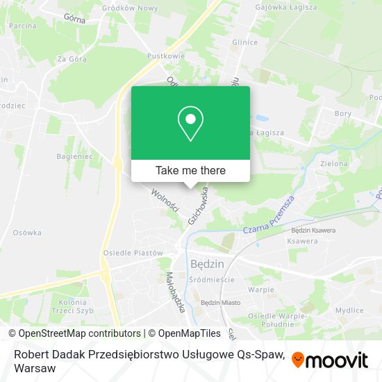 Robert Dadak Przedsiębiorstwo Usługowe Qs-Spaw map