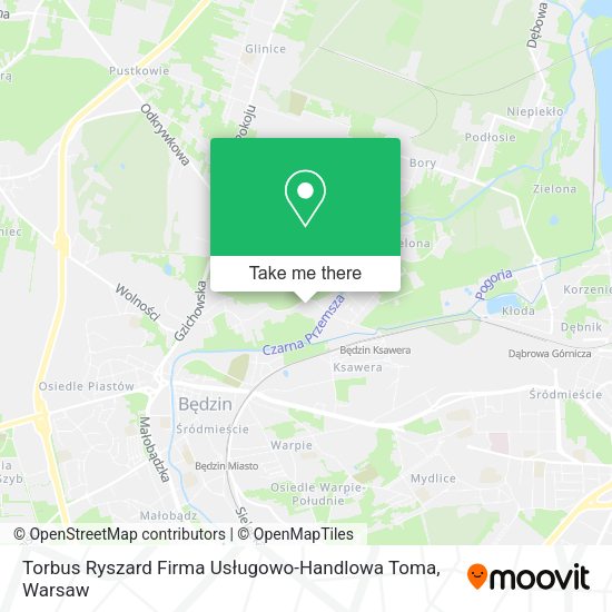 Torbus Ryszard Firma Usługowo-Handlowa Toma map