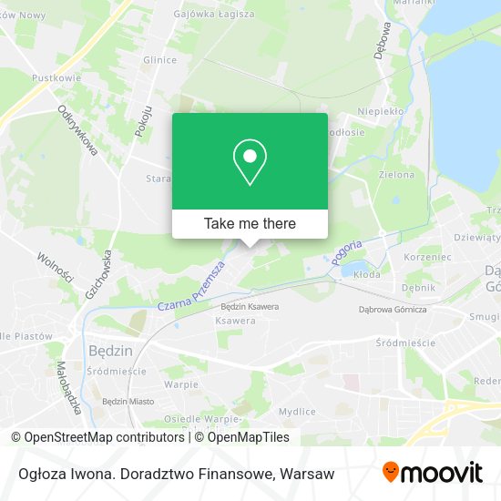 Ogłoza Iwona. Doradztwo Finansowe map