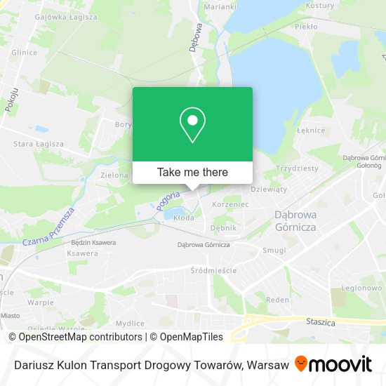 Карта Dariusz Kulon Transport Drogowy Towarów