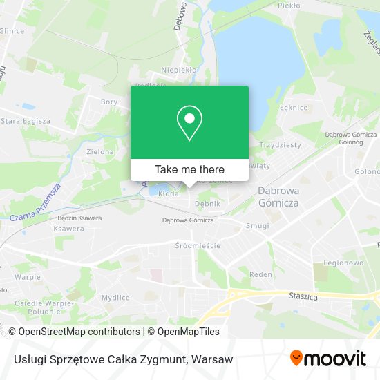 Usługi Sprzętowe Całka Zygmunt map