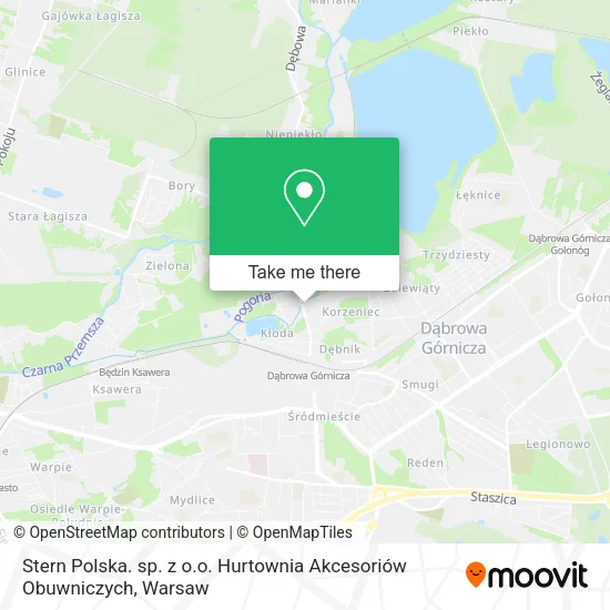 Stern Polska. sp. z o.o. Hurtownia Akcesoriów Obuwniczych map