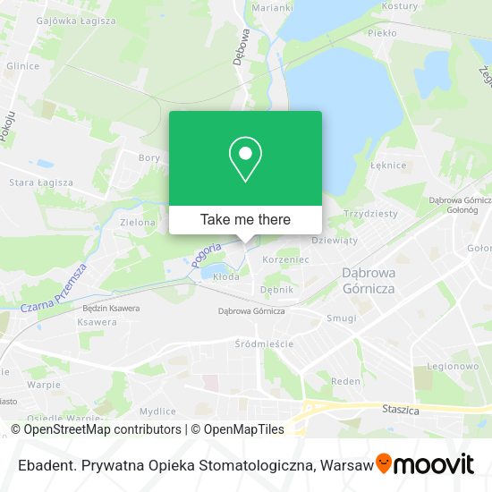 Ebadent. Prywatna Opieka Stomatologiczna map