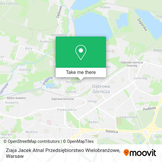 Ziaja Jacek Atnal Przedsiębiorstwo Wielobranżowe map