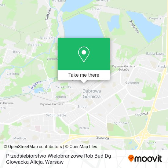 Przedsiebiorstwo Wielobranzowe Rob Bud Dg Glowacka Alicja map