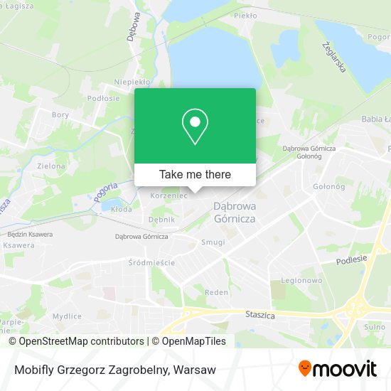 Mobifly Grzegorz Zagrobelny map