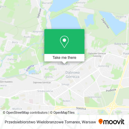 Przedsiebiorstwo Wielobranzowe Tomarex map