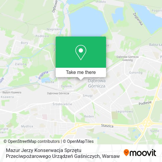 Mazur Jerzy Konserwacja Sprzętu Przeciwpożarowego Urządzeń Gaśniczych map