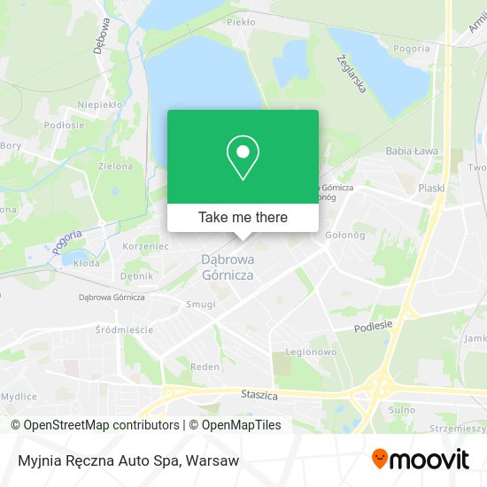 Myjnia Ręczna Auto Spa map