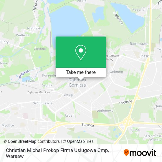 Christian Michal Prokop Firma Uslugowa Cmp map