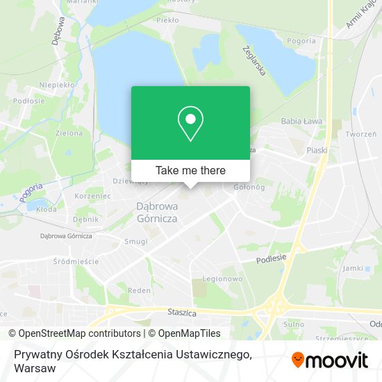 Prywatny Ośrodek Kształcenia Ustawicznego map