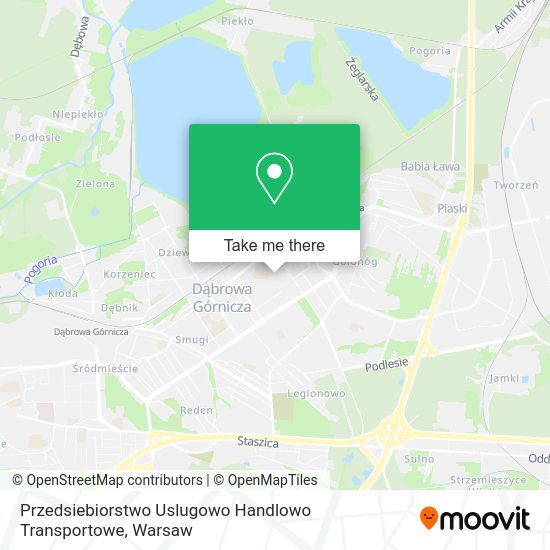 Карта Przedsiebiorstwo Uslugowo Handlowo Transportowe