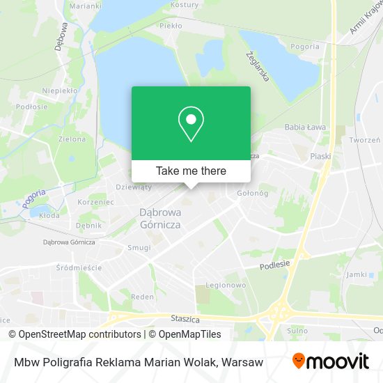 Mbw Poligrafia Reklama Marian Wolak map