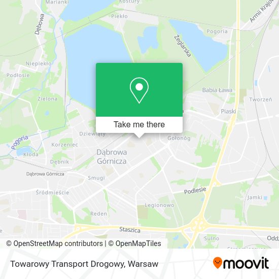 Towarowy Transport Drogowy map