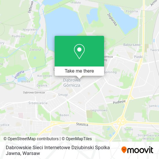 Dabrowskie Sieci Internetowe Dziubinski Spolka Jawna map