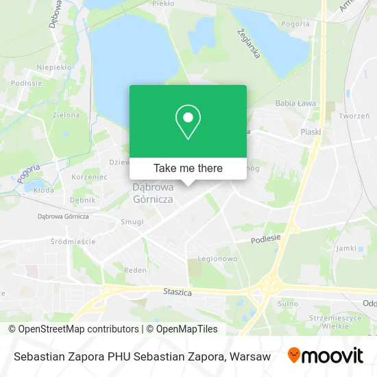 Карта Sebastian Zapora PHU Sebastian Zapora