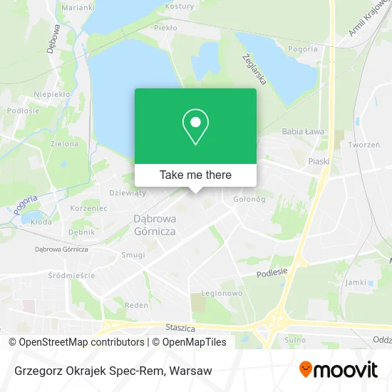 Карта Grzegorz Okrajek Spec-Rem