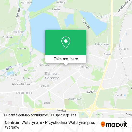 Карта Centrum Weterynarii - Przychodnia Weterynaryjna
