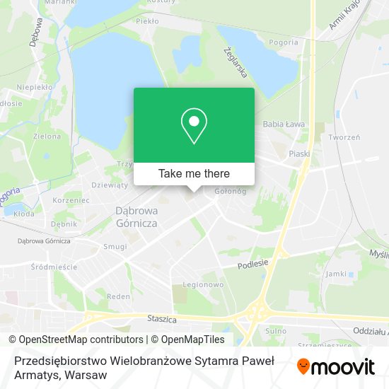 Przedsiębiorstwo Wielobranżowe Sytamra Paweł Armatys map