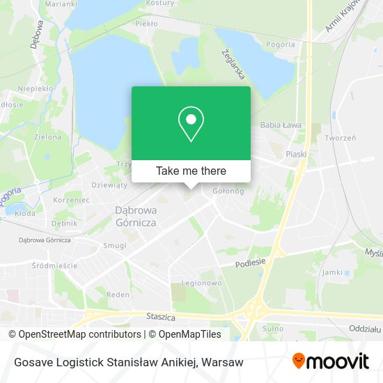 Gosave Logistick Stanisław Anikiej map