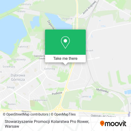 Stowarzyszenie Promocji Kolarstwa Pro Rower map