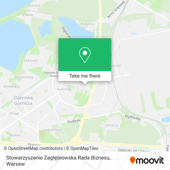 Stowarzyszenie Zagłębiowska Rada Biznesu map