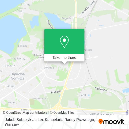 Jakub Sobczyk Js Lex Kancelaria Radcy Prawnego map