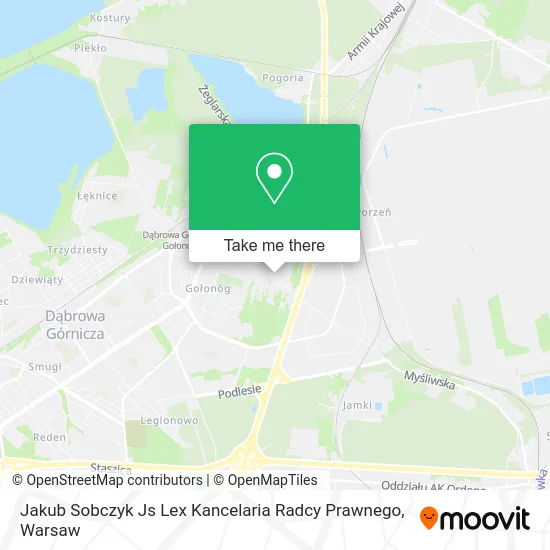 Карта Jakub Sobczyk Js Lex Kancelaria Radcy Prawnego