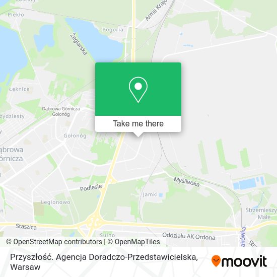 Przyszłość. Agencja Doradczo-Przedstawicielska map