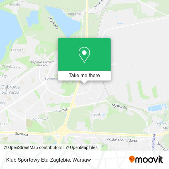 Klub Sportowy Eta-Zagłębie map