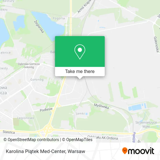 Карта Karolina Piątek Med-Center