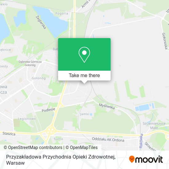 Przyzakładowa Przychodnia Opieki Zdrowotnej map