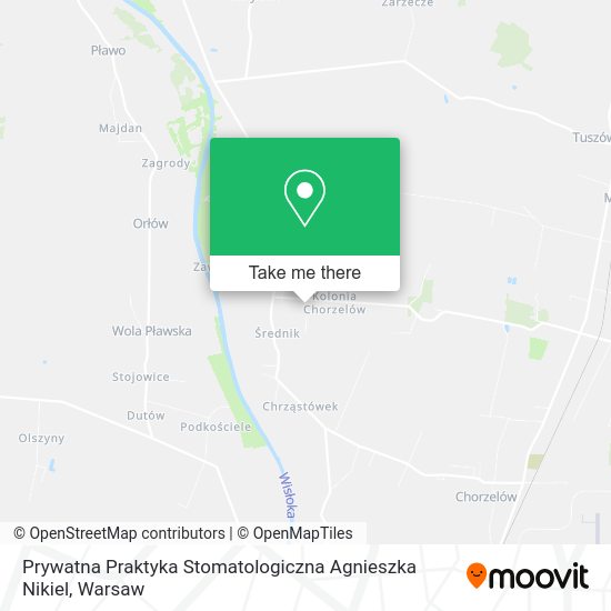 Prywatna Praktyka Stomatologiczna Agnieszka Nikiel map