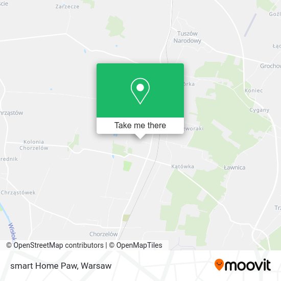 smart Home Paw map