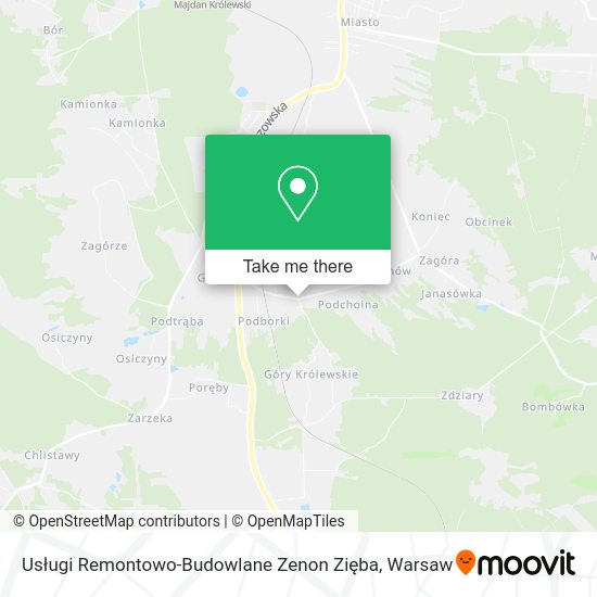 Usługi Remontowo-Budowlane Zenon Zięba map