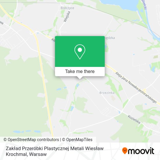 Zakład Przeróbki Plastycznej Metali Wiesław Krochmal map