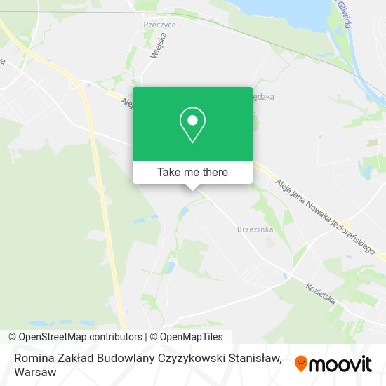 Romina Zakład Budowlany Czyżykowski Stanisław map