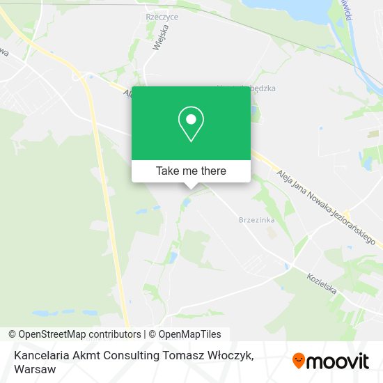 Kancelaria Akmt Consulting Tomasz Włoczyk map