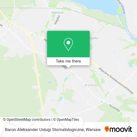 Карта Baron Aleksander Usługi Stomatologiczne