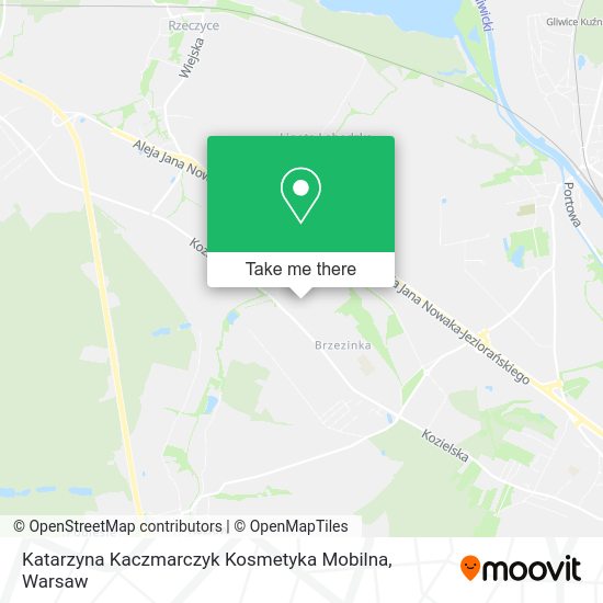 Katarzyna Kaczmarczyk Kosmetyka Mobilna map