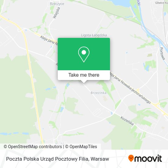 Poczta Polska Urząd Pocztowy Filia map