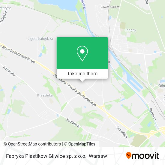 Fabryka Plastikow Gliwice sp. z o.o. map